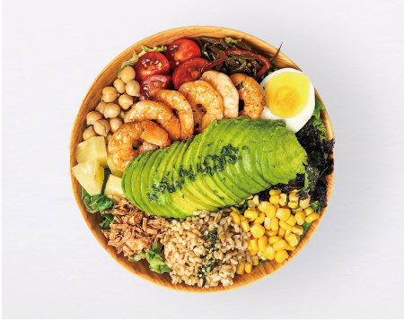 행포케 아보카도왔새우 포케