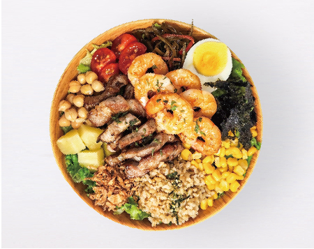 행포케 목살왔새우 포케