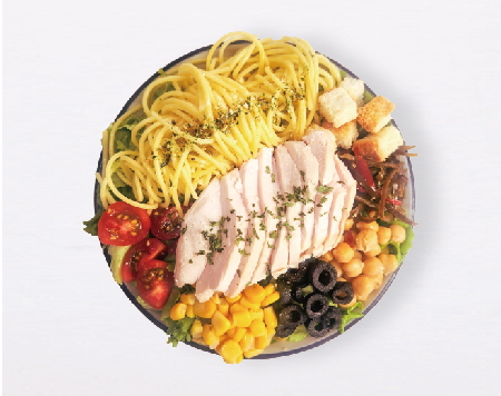 행포케 닭가슴살 샐러드파스타