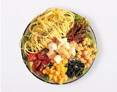 행포케 들기름 샐러드파스타