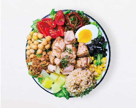 행포케 수비드 닭다리살 포케